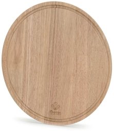 Deska do krojenia Fissman Deska do krojenia okrągła 35cm, drewno kauczukowe