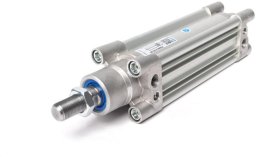 Pneumat System Siłownik Pneumatyczny z jednostronnym tłoczyskiem. Średnica tłoka 32 mm skok 300mm ISO6431 D32x300 PS032.0300.00