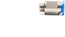 Pneumat System Złączka wtykowa prosta mosiężna niklowana do węża 15, G3/8z, 122.038-15