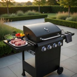 LTC LTC BBQ, Grill gazowy, 5 palników, miejsce na butlę, czarny