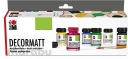 Marabu Decormatt basic set 6x15ml