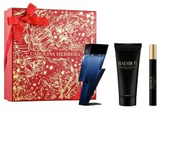 SET VERSACE SET CAROLINA HERRERA Bad Boy EDT spray 50ml + EDT spray 10ml + Shower Gel 100ml
