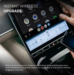 Ottocast Adapter samochodowy Ottocast CA505-T Mini CarPlay Bluetooth czarny