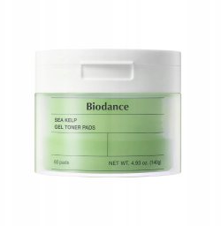 Biodance Sea Kelp Gel Toner Pad Łagodzące płatki tonizujące z ekstraktem z alg morskich , 60 szt