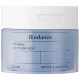 Biodance Cera-nol Gel Toner Pad Kojące płatki tonizujące z ceramidami i wodą lodowcową, 60 szt
