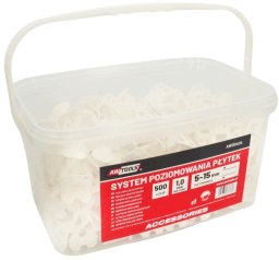 AWTools AWTOOLS SYSTEM POZIOMOWANIA BRAMKOWY 1,0mm 500szt. (BRAMKA 5-15mm)