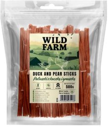 PROZOO SP.Z O.O. WILD FARM Paluszki z kaczką i gruszką 500g przysmak dla psa