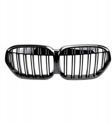 MTuning Grill BMW X1 F48 podwójne żeberka Gloss Black