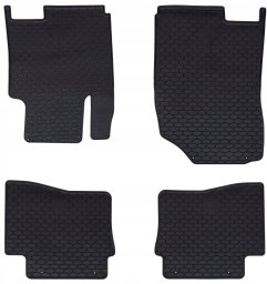 vidaXL vidaXL Mata samochodowa 4 pcs Czarny pasuje do HYUNDAI i20 2014-2019