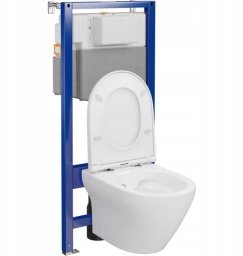 Zestaw kompaktowy WC Cersanit C21 AQUA 50 PNEU QF MZ LARGA OVAL CO DUR WO ŁW