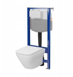 Zestaw kompaktowy WC Cersanit C23 AQUA 50 PNEU QF MZ LARGA SQUARE CO DUR WO ŁW