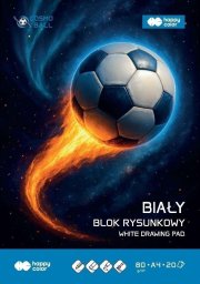 GDD Blok rysunkowy biały A4/20K 80g HAPPY COLOR