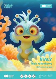 GDD Blok rysunkowy biały A4/20K 80g HAPPY COLOR