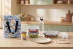 Spokey Torba na lunch z rolowanym zamknięciem lunchbox Spokey URBAN CHILL