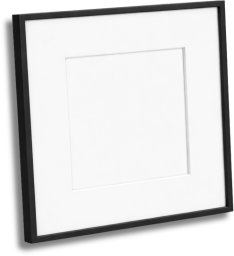 Ramka Lumarko 30x30 cm na zdjęcia plakaty puzzle kwadratowa z passe partout plexsi