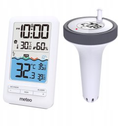 Meteo Termometr basenowy pływający stacja pogody TB3 pomiar w telefonie (05TB3N)
