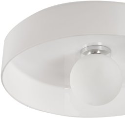 Lampa sufitowa Beliani LUGUSE Szkło Biały