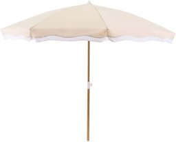Beliani Parasol ogrodowy 232 cm SESTRIERE Beżowy