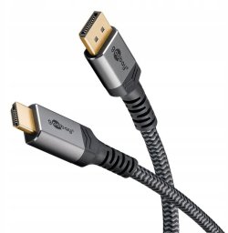 Goobay Kabel adapter DisplayPort do HDMI™ 2.0/2.1 8K/60Hz 3m 78966