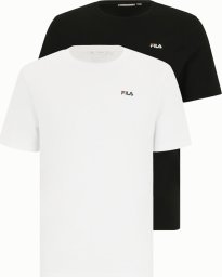 Fila Koszulka męska Brod 2pak biała, czarna FAM0083 83072 5XL