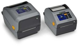 Drukarka etykiet Zebra Zebra ZD6A142-32EF00EZ ZD621 Drukarka termotransferowa szara przewodowa bezprzewodowa Bluetooth