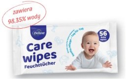 JOHNSONS BABY DELUXE Chusteczki 56szt Baby Care wipes