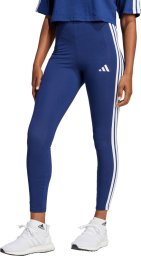 Adidas Legginsy damskie adidas Essentials 3-Stripes Cotton ciemnoniebieskie JE0067 XL
