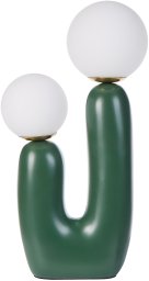 Lampa stołowa Beliani TULUN Ciemnozielony