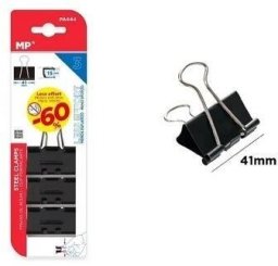 Staples Klipsy biurowe 41mm 3szt