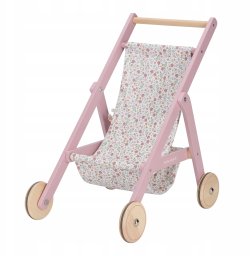 Little Dutch Drewniany wózek dla lalek-buggy ´Soft Flowers´