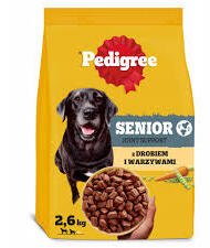 Pedigree Adult Senior z kurczakiem i warzywami 2,6kg