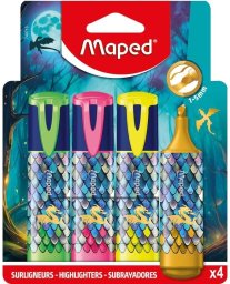 Maped Zakreślacz Dragon Fluo 4kol MAPED