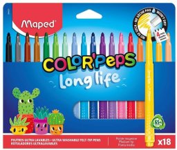 Maped Flamastry Long Life 18kol MAPED