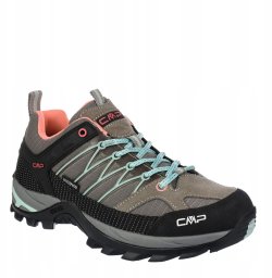Buty trekkingowe damskie CMP Rigel Low Wmn WP szary 38 (3Q54456-01PR)