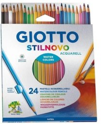 Giotto Kredki Stilnovo akwarelowe 24 kolory GIOTTO