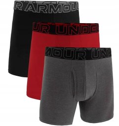 Under Armour Bokserki męskie UNDER ARMOUR Szare - 3 PAK Performance XXXL