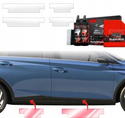 GrizzGlass Folia ochronna na progi GrizzGlass BodyShield do Hyundai Bayon (2024-2025) [4w1]
