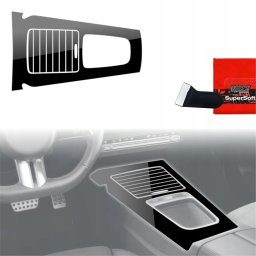 GrizzGlass Folia do wnętrza GrizzGlass PianoSkin Glossy do Mercedes A Klasa W177 (2018-2025) [2w1]