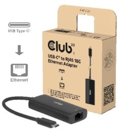Adapter USB Club 3D Club3D Adapter USB-C > RJ45 10Gbps St/Bu retail