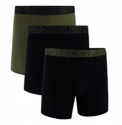 Under Armour Bokserki męskie UNDER ARMOUR khaki - 3 PAK Performance S