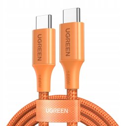 Ugreen Kabel USB-C UGREEN L502 PD 5A 1m (pomarańczowy)