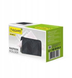 Maestro Ceramiczny serwetnik stojak na serwetki Geometry Black MAESTRO MR-20003-44