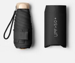Renew Force PARASOL SKŁADANY MINI MANUALNY PARASOLKA Do Torebki Kieszonkowy ETUI 18CM