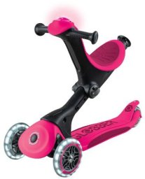 Globber GLOBBER paspirtukas Go Up Deluxe Flash Lights fuksjowy 748-610