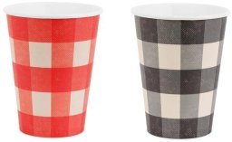 Lumarko Kubeczki w kratę, mix, 400ml 6szt