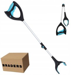 FX Tools Chwytak do podnoszenia śmieci i liści 82cm składany z LED i magnesem