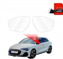 GrizzGlass Folia przeciwdeszczowa na lusterka GrizzGlass ZeroDrop do Audi A3 8Y Hatchback 5D (2024-2026)
