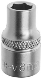 Jufisto JUFISTO Nasadka Hex 8mm 3/8"""" Sześciokąt Do Grzechotki Warsztat