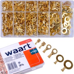Waart WAART Zestaw konektorów kablowych 750szt w pudełku elektryk warsztat