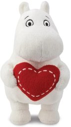 Debit Maskotka pluszowa Muminek z sercem 16cm